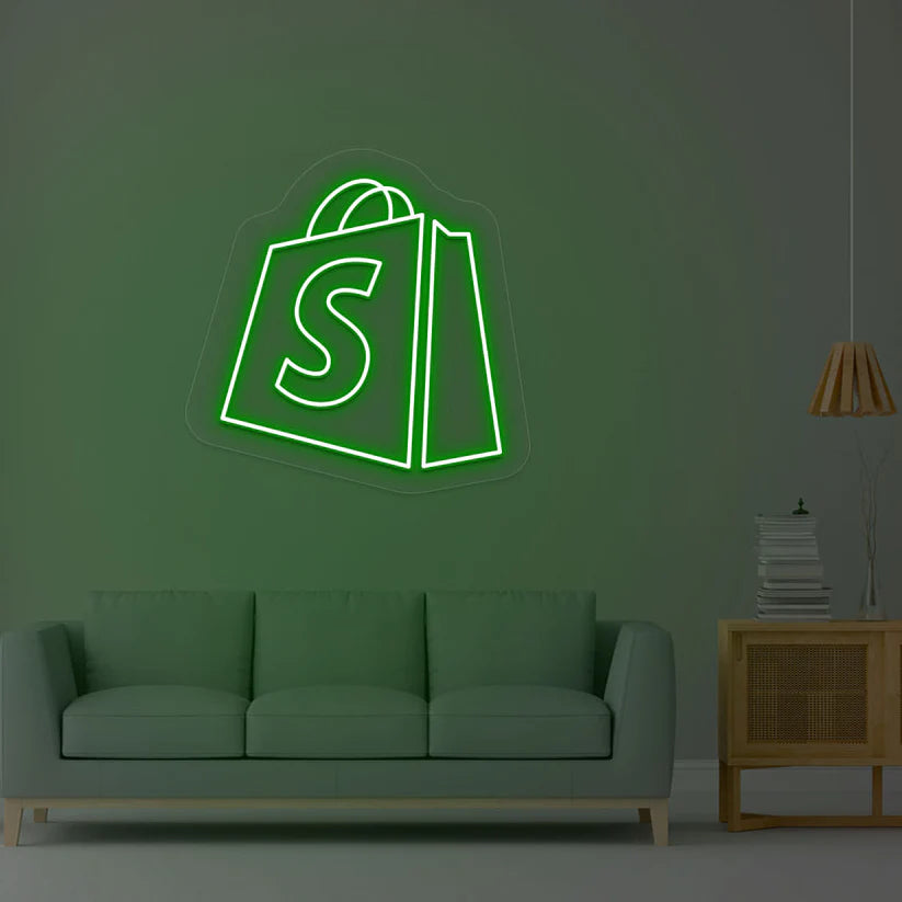 Shopify Logo LED Neon Light 