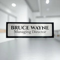 Black ACP-Based Acrylic Name Plate for Home | Custom Acrylic Name Plate Design for Main Door - Harshita Craft