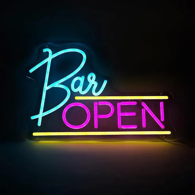 Bar Open Neon Light 