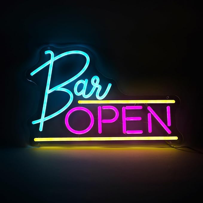 Bar Open Neon Light 