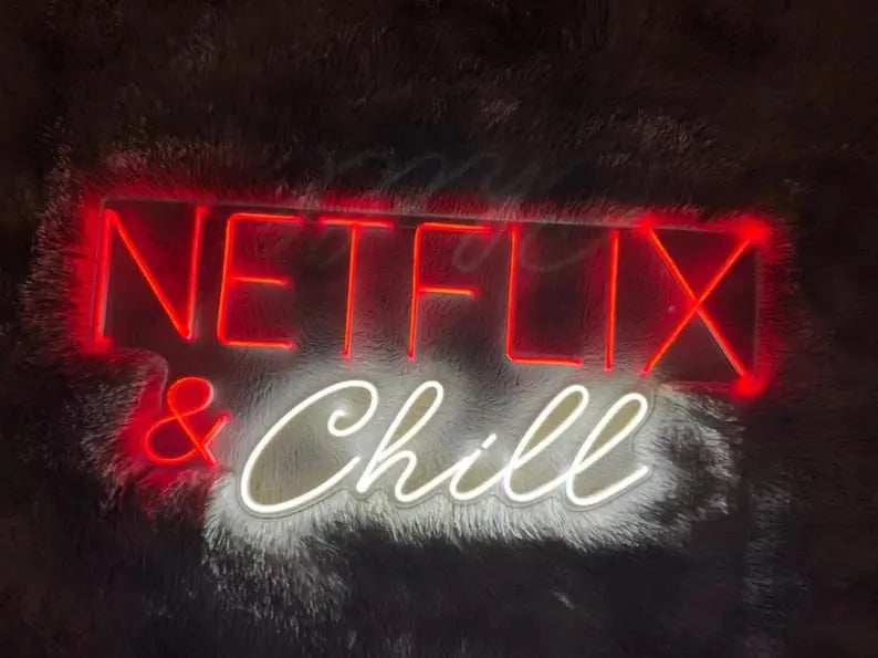 VYNES Netflix & Chill Neon Light - Harshita Craft