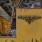 Personalized Metal Name Plate for Home – Weatherproof Mild Steel Name Plate for Villa & House Entrance - Harshita Craft
