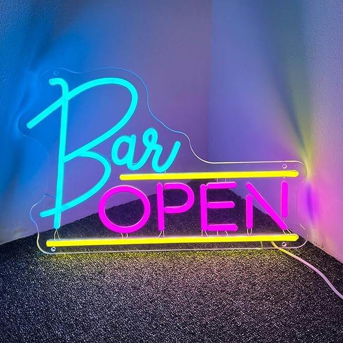 Bar Open Neon Light 