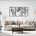 Plant Frames Metal Wall Art Decor