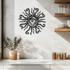 Sun Design Metal Wall Art