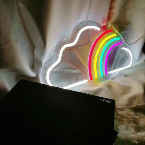 Rainbow & Cloud Neon Light