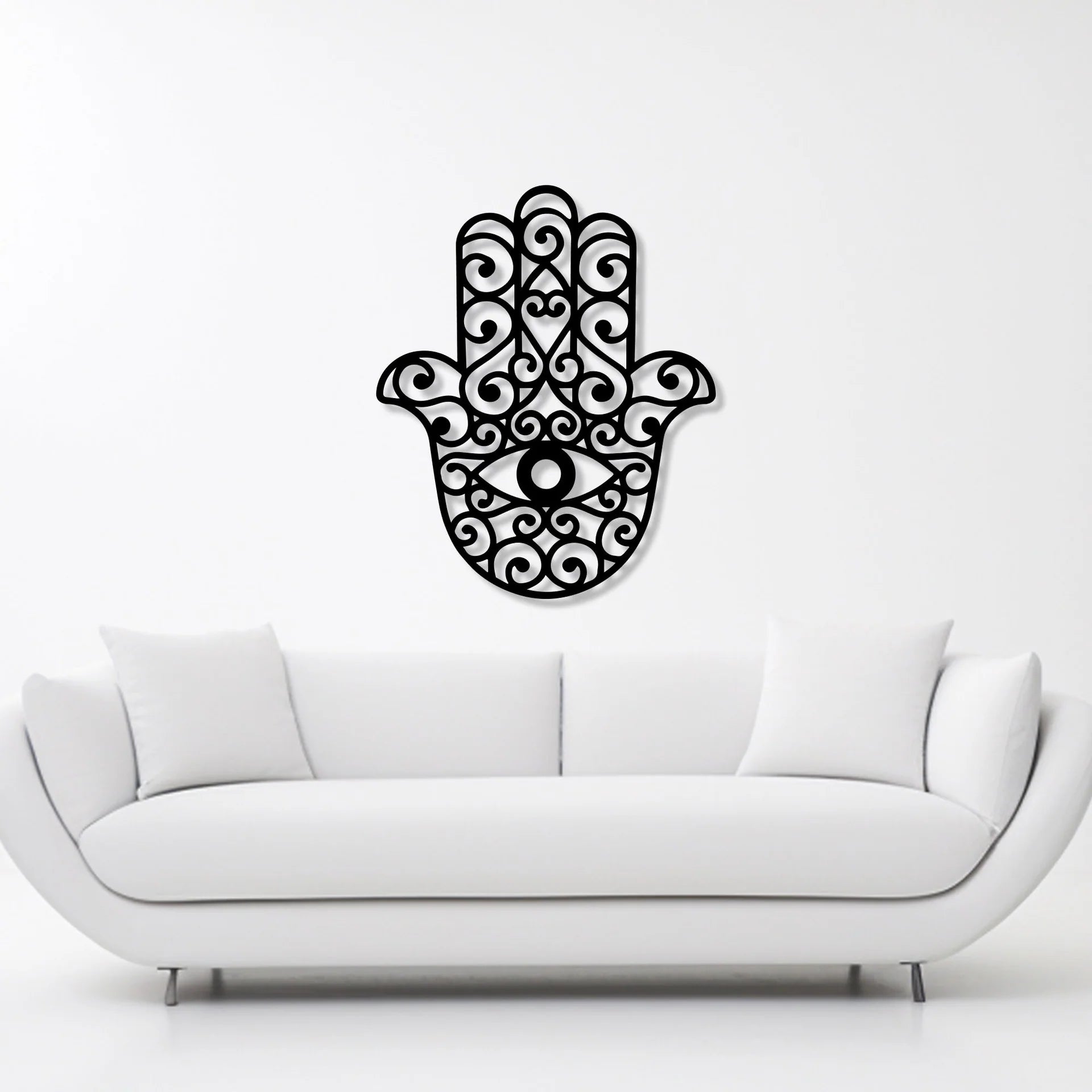 Hamsa Hand Metal Wall Art