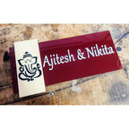 Acrylic 3D Embossed Letters Name Plate for Home | Modern Wall Design - Harshita Craft