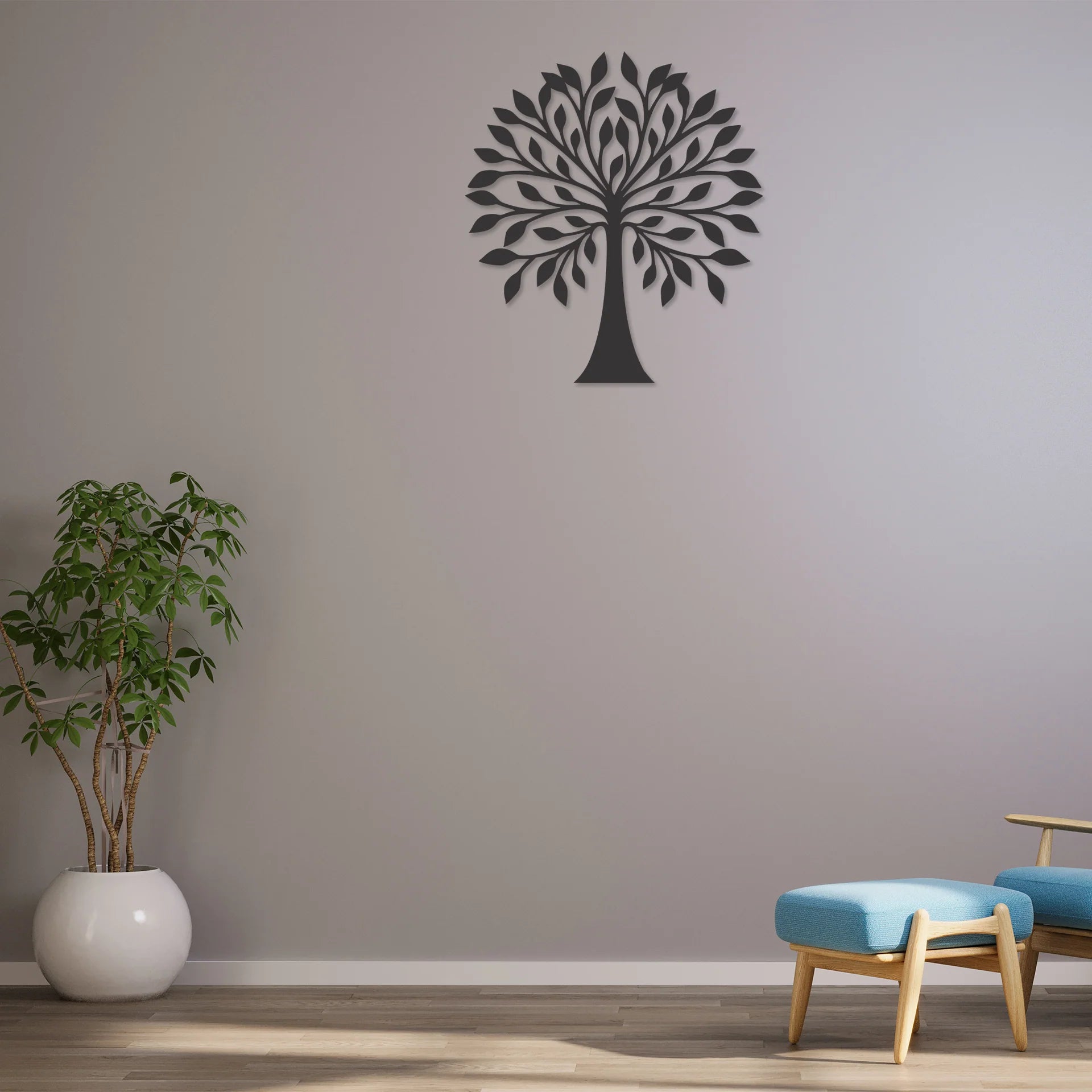 Tree Metal Wall Art Decor