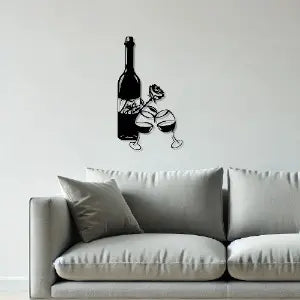 Rose Metal Wall Art