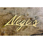 Golden Acrylic Name Plate Design 