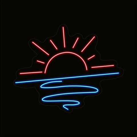 Beach Neon Sign Tropical LED Neon Light