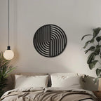 Abstract Strips Metal Wall Art