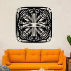  Mandala Square Metal Wall Art