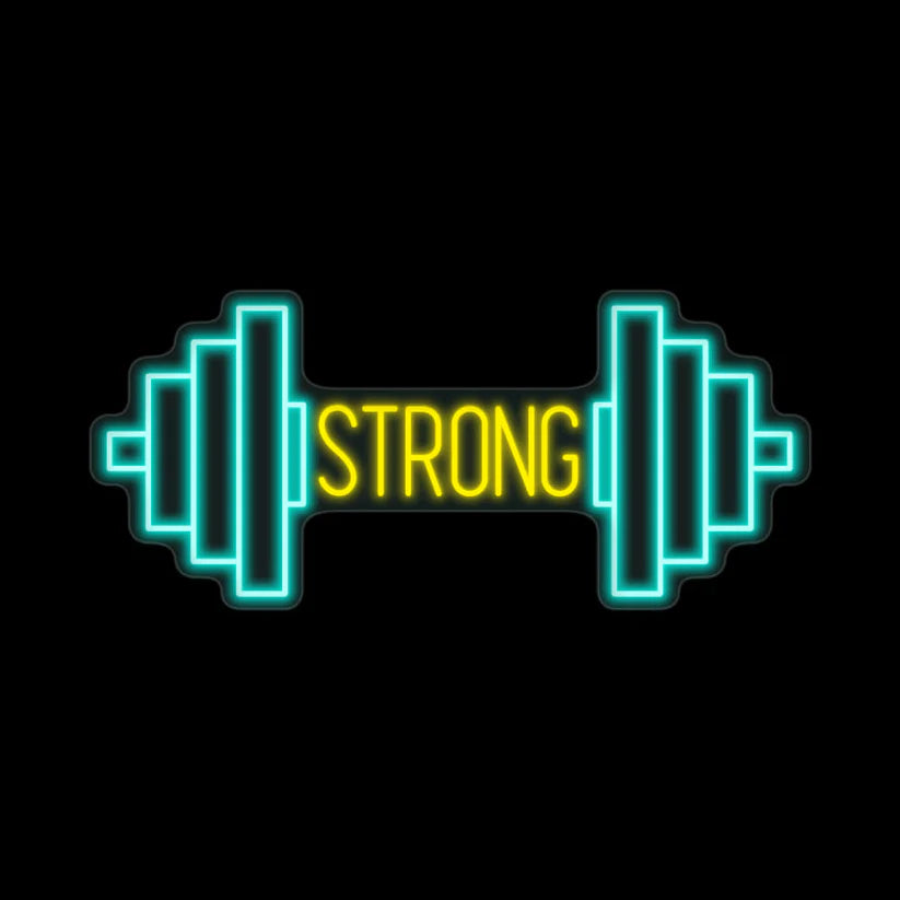Barbell Neon Sign Gym LED Light – Neon Light