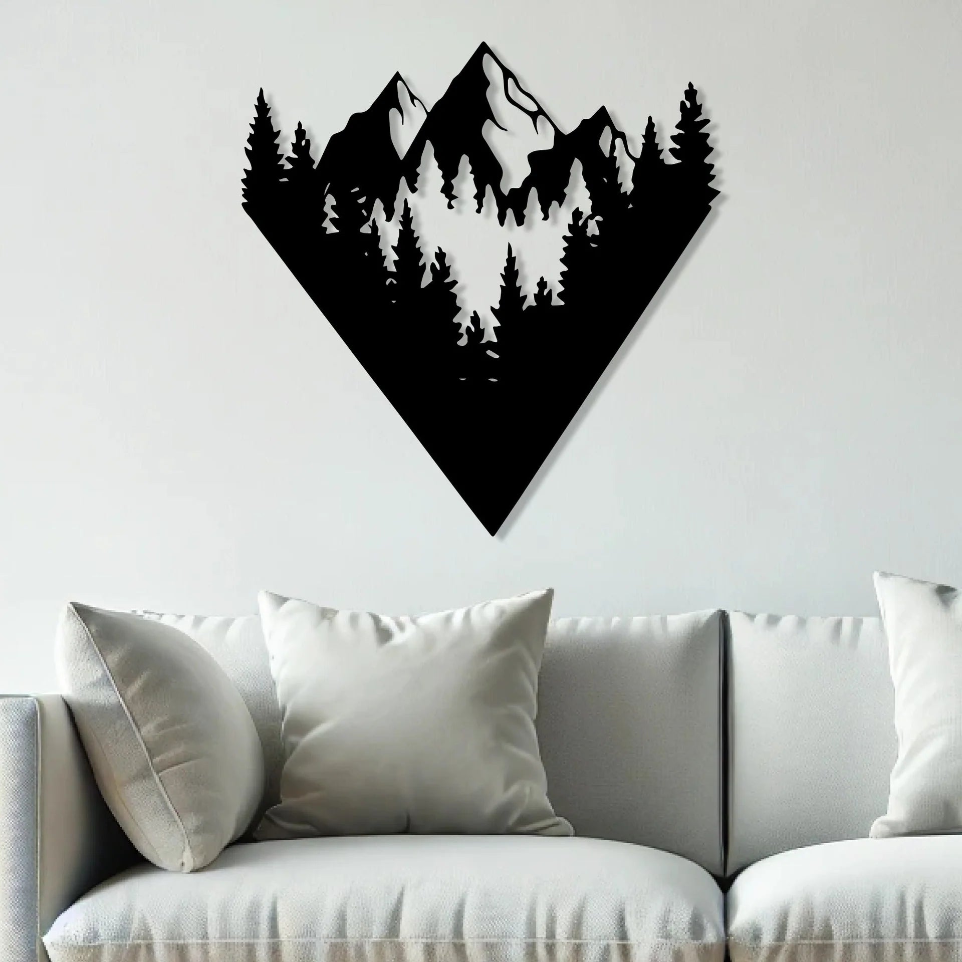 Mountain View Metal Wall Art