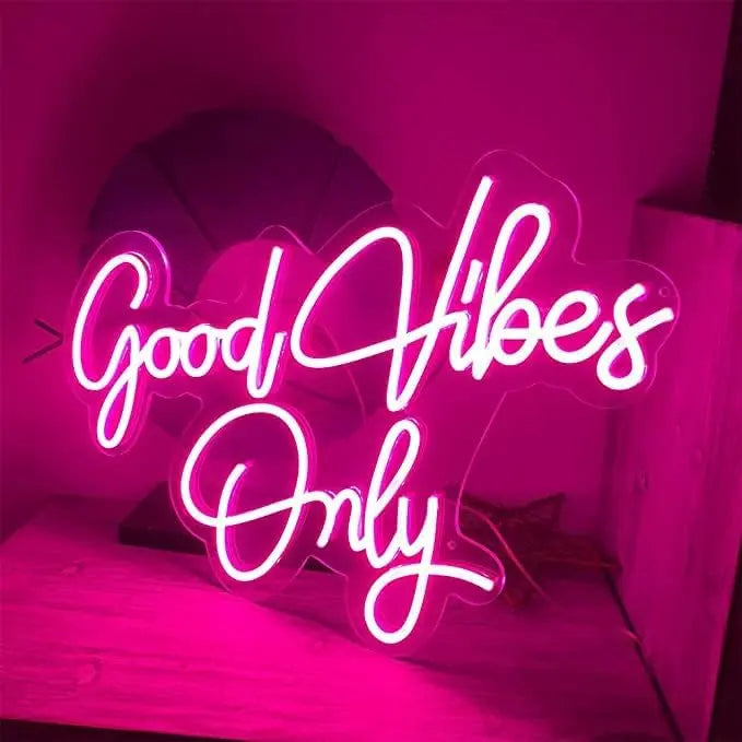 Good Vibes Only Neon Light