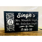 Waterproof Acrylic LED Home Name Plate Design