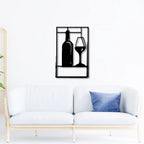  Glass Bar Metal Wall Art