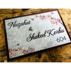 Unique UV Printed Multicolor Acrylic Name Plate for Home