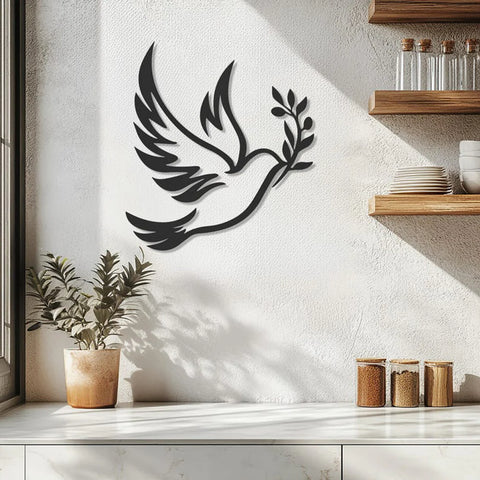 Bird Silhouette Metal Wall Art