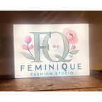 Multicolor Acrylic UV Printed LED Name Plate