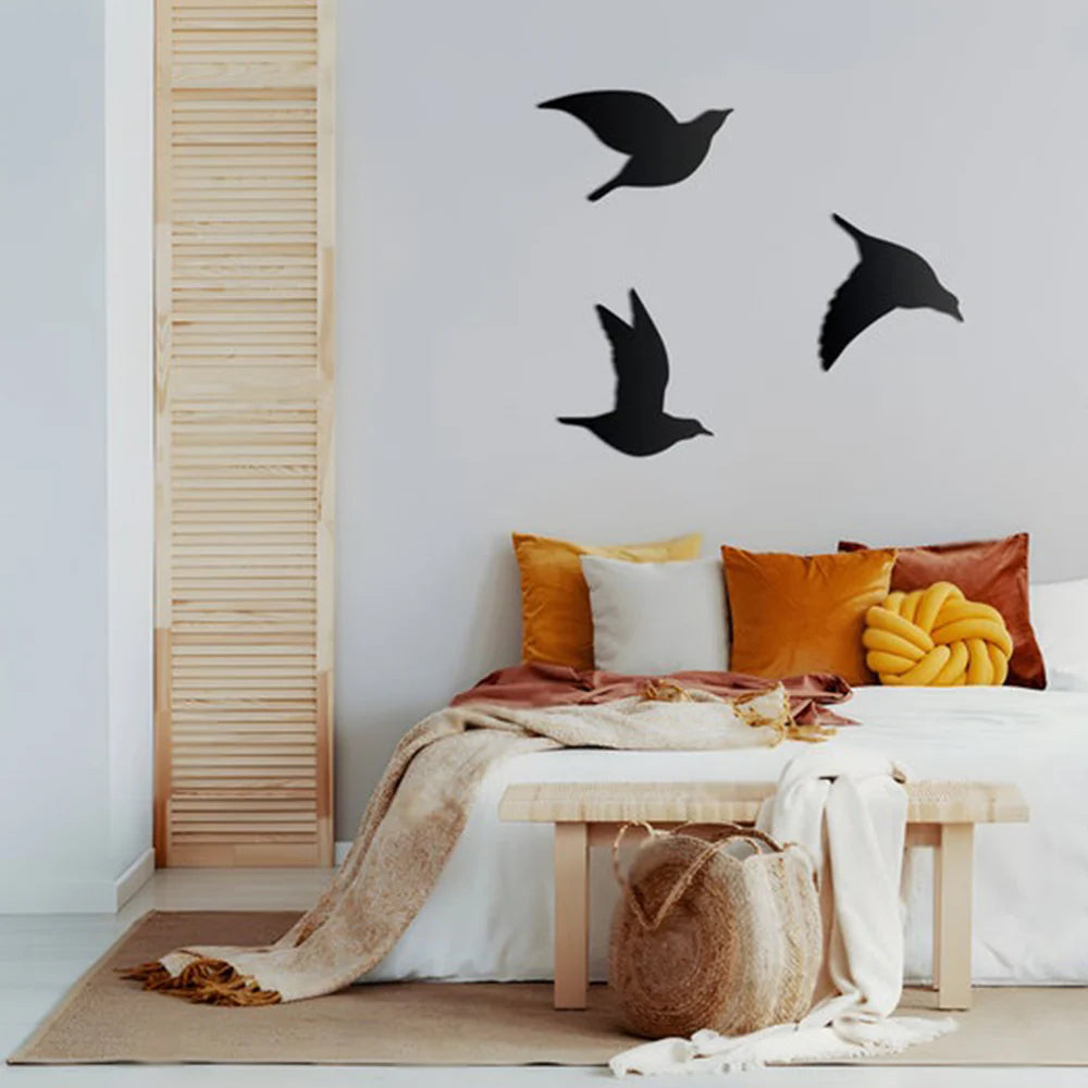 Birds Metal Wall Art Decor