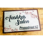 Acrylic UV Printed Customizable House Name Plate | Stylish Acrylic Name Plate for Home - Harshita Craft