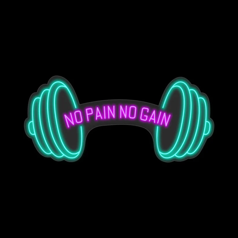 Barbell Neon Sign LED Light for Gym – Neon Light 
