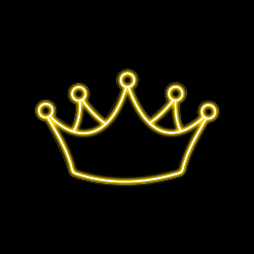 Crown Neon Sign LED Light