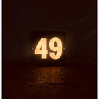 Acrylic LED Home Number Plate Design for House