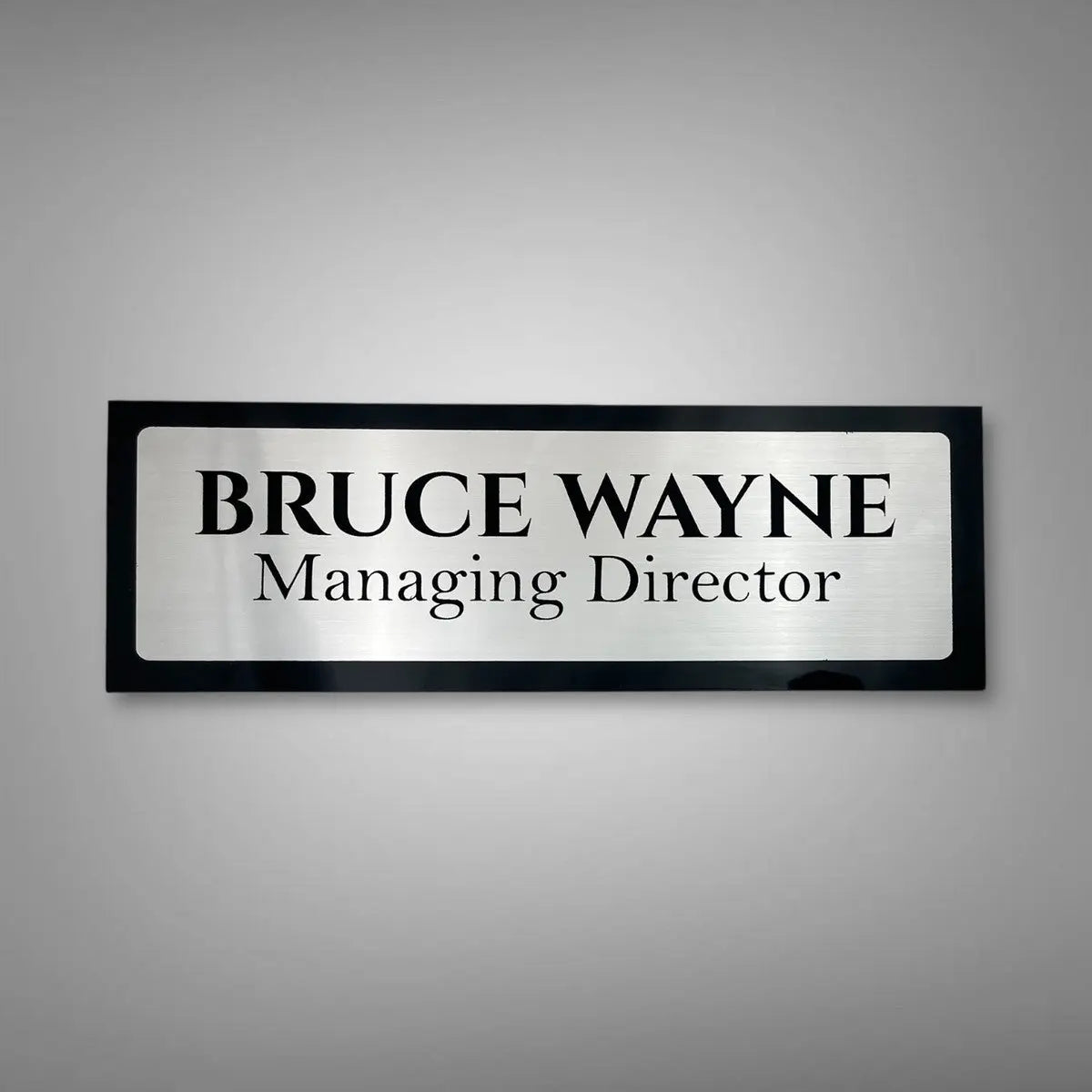 Black ACP-Based Acrylic Name Plate for Home | Custom Acrylic Name Plate Design for Main Door - Harshita Craft
