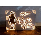 Tyagi’s Acrylic LED House Name Plate - Harshita Craft