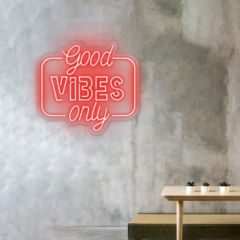 Good Vibes Only Neon Light Sign