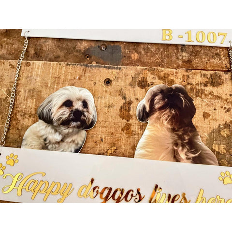 Unique Personalised Acrylic Wall Decor Name Plate | Gold Acrylic Name Plate for Home