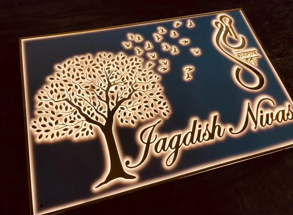 Personalized Acrylic LED Name Plate