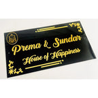 Designer Acrylic Name Plate for Home | Fancy Custom Acrylic Name Plate Design - Harshita Craft