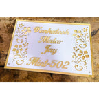 Custom Acrylic Laser Cut Name Plate for Home 