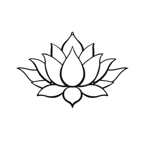 Sacred Lotus Metal Wall Art