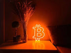 Bitcoin Neon Light – LED Neon Light Board for Room & Home Bar - Harshita Craft
