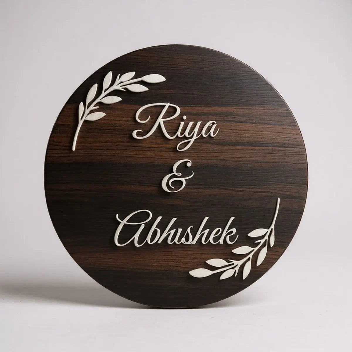 ACP Acrylic Name Plate for Home Entrance | Custom Fancy Acrylic Name Plate Design - Harshita Craft