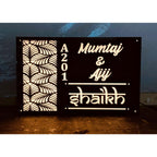 Warm White Waterproof LED Acrylic Name Plate