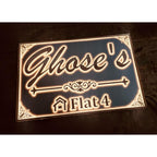 Acrylic LED Home Name Plate