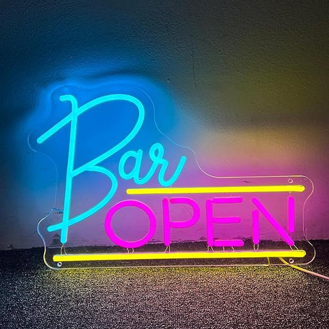 Bar Open Neon Light 