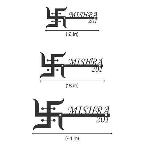 Personalized Religious Theme Laser Cut Metal Name Plate for Home