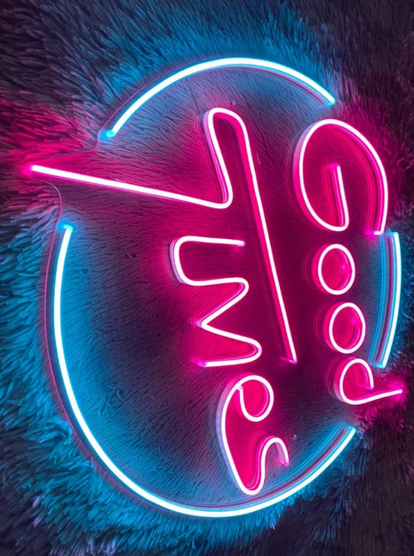 Good Times LED Neon Light for Wall Decor - Harshita Craft