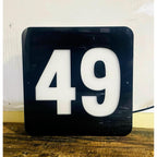 Acrylic LED Home Number Plate Design for House