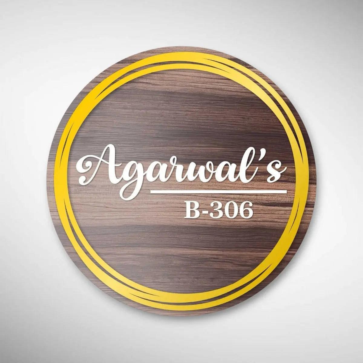 ACP Acrylic Name Plate for Home | Custom Fancy Acrylic Name Plate Design - Harshita Craft