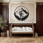 Adventure Mountain Climbing Metal Wall Art Decor 