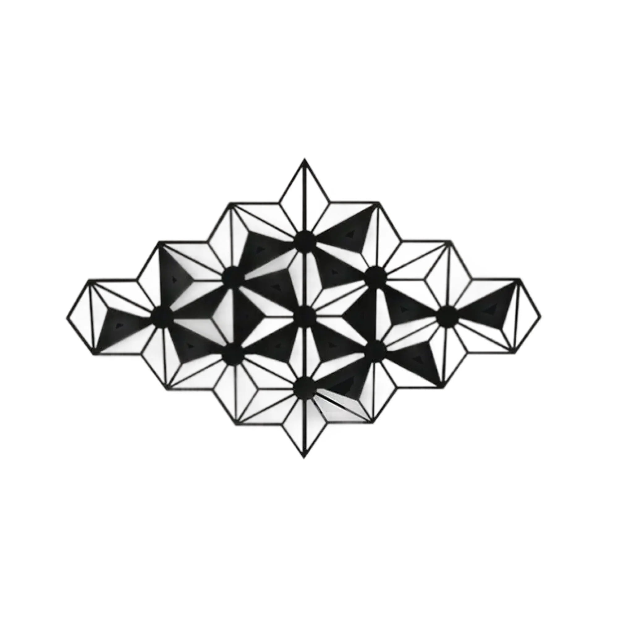Polaris 3D Abstract Metal Wall Art